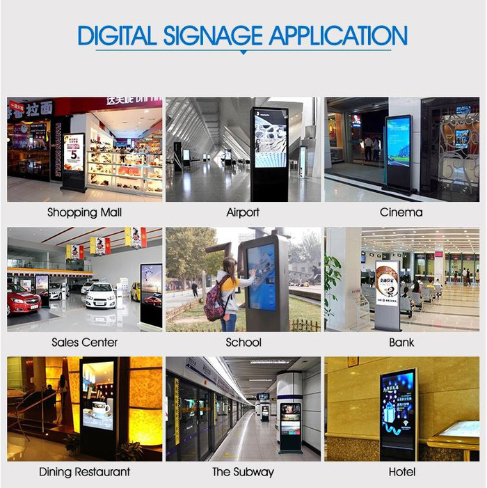 Advertising screens can be used in many different markets