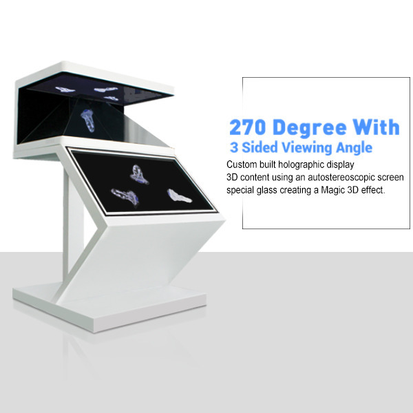 3D Hologram Pyramid With Multi Touch Screen